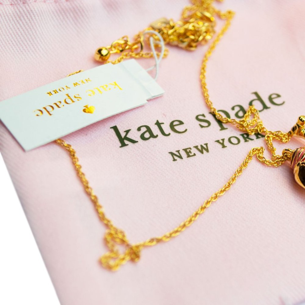 Kate Spade Spice Things Up Camel Earrings & Necklace - Picture 12 of 13
